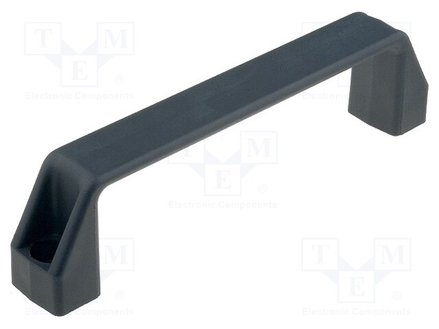 Handle; Mat: technopolymer (PP); black; H: 50mm; L: 196mm; W: 28mm