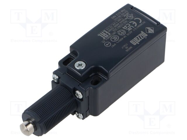 Limit switch; pin plunger Ø8mm and additional fixation; 10A