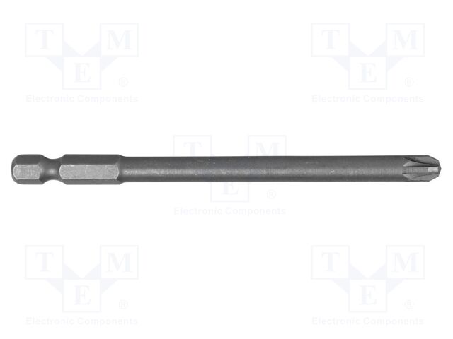 Screwdriver bit; Pozidriv®; PZ1; Overall len: 100mm; 2pcs.
