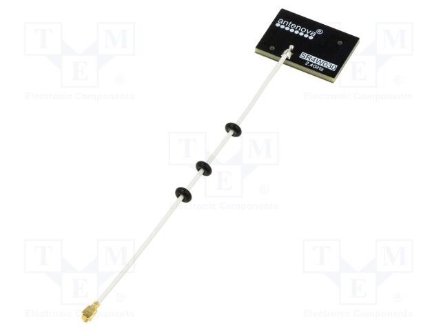 Antenna; WiFi; linear; 50Ω; 2.4÷2.5GHz; 23x16x1.6mm; -40÷85°C; IPEX