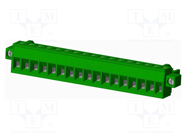 Connector: pluggable terminal block; plug; female; straight; 12A