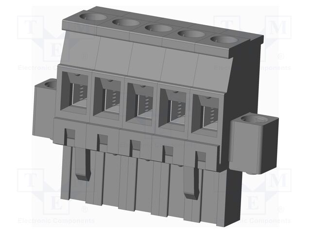 Connector: pluggable terminal block; plug; female; angled 90°