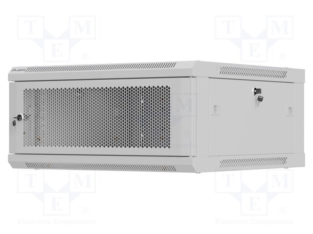 Enclosure: rack cabinet; Standard: 19"; 4U; grey; Z: 600mm; X: 600mm