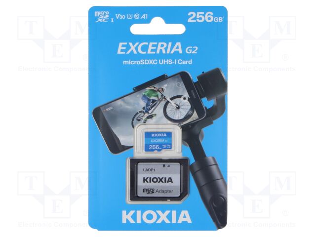 Memory card; microSDHC; R: 100MB/s; Class 10 UHS U1; 256GB