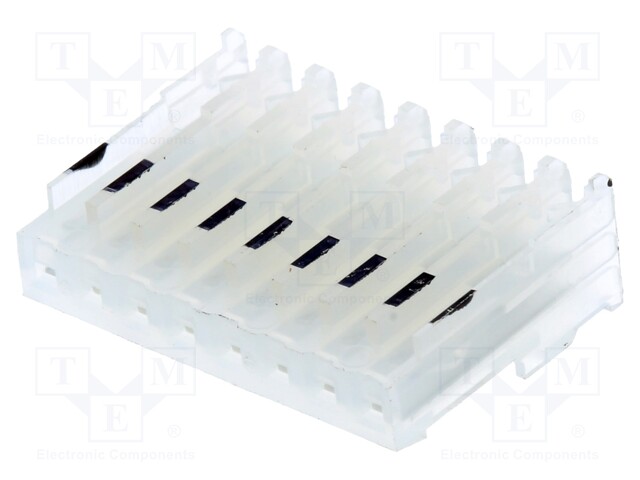 Plug; wire-board; female; PIN: 8; end connector; 2.54mm; IDC; 24AWG