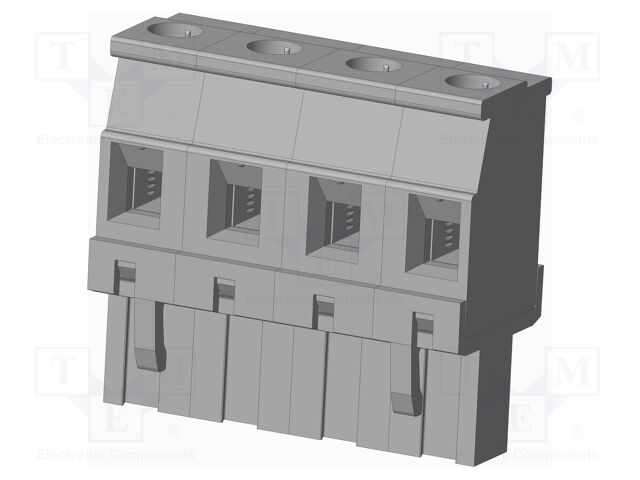 Connector: pluggable terminal block; plug; female; angled 90°
