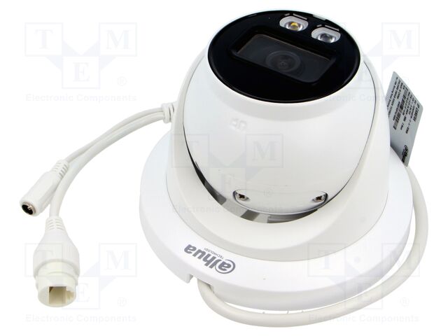 IP CCTV camera; twistable; 4Mpx; Dim: Ø121.9x99.1mm; IP67; 12VDC