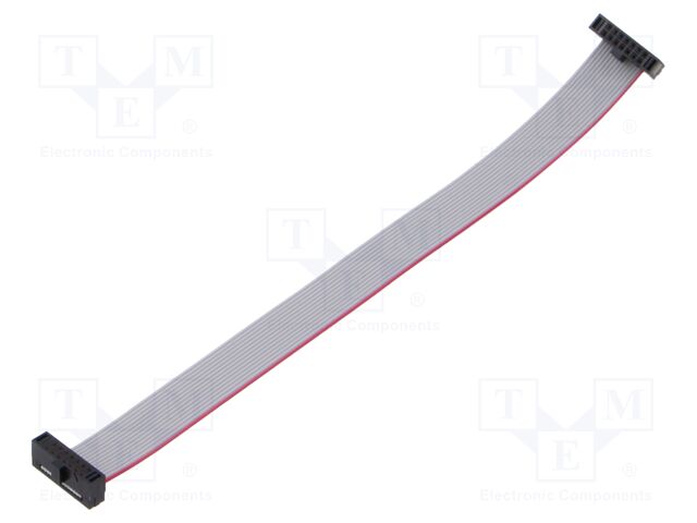 Ribbon cable with IDC connectors; Tape ph: 0.64mm; 127mm