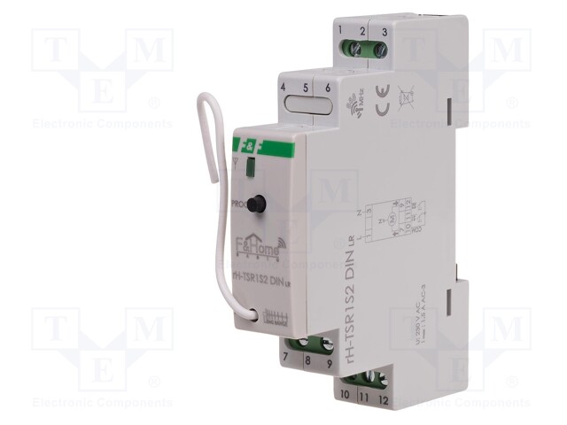 Module: blinds controller; 230VAC; IP20; 868MHz; Chambers: 2