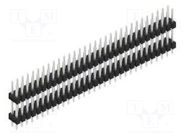 Connector: pin strips; pin header; male; PIN: 62; 2.54mm; THT; 2x31