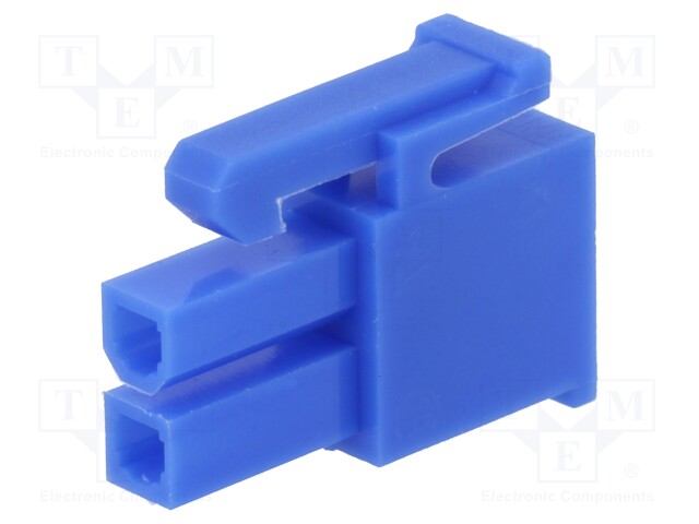 Plug; wire-board; female; VAL-U-LOK; 4.2mm; PIN: 2; w/o contacts