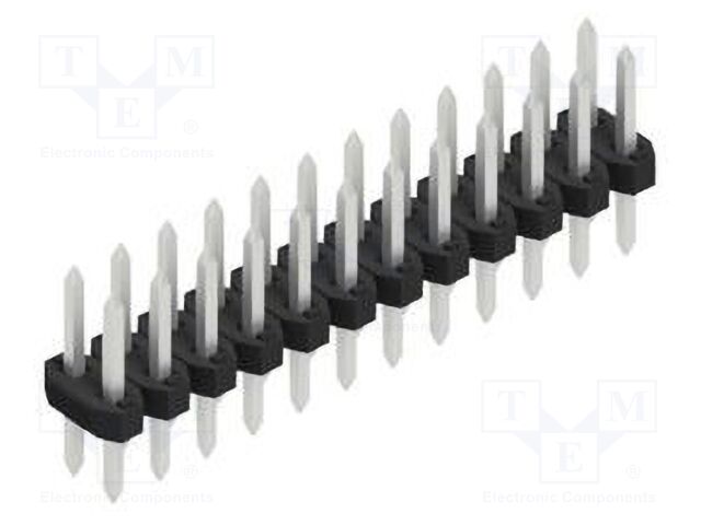 Connector: pin strips; pin header; male; PIN: 24; 2mm; THT; 2x12