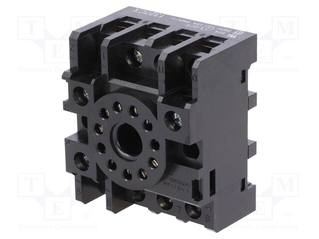 Socket; Mounting: DIN; Series: MKS; Electr.connect: round socket