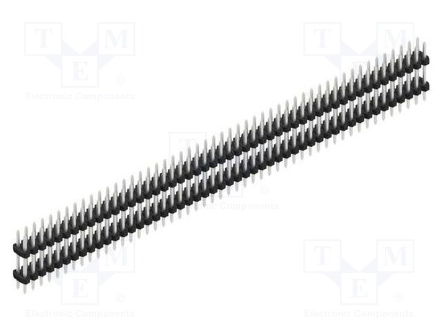 Connector: pin strips; pin header; male; PIN: 100; 2mm; THT; 2x50