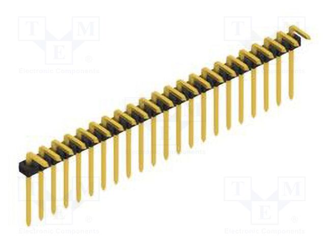 Connector: pin strips; pin header; male; PIN: 22; 2mm; THT; 1x22