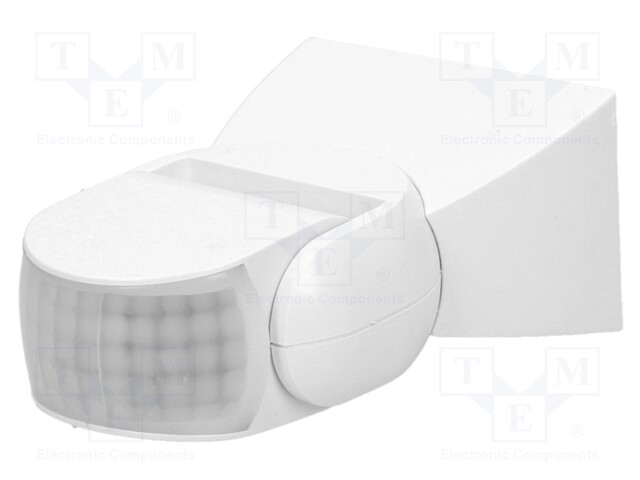 Motion sensor; wall mount; 230VAC; IP65; 12m; Range: 10s÷7min