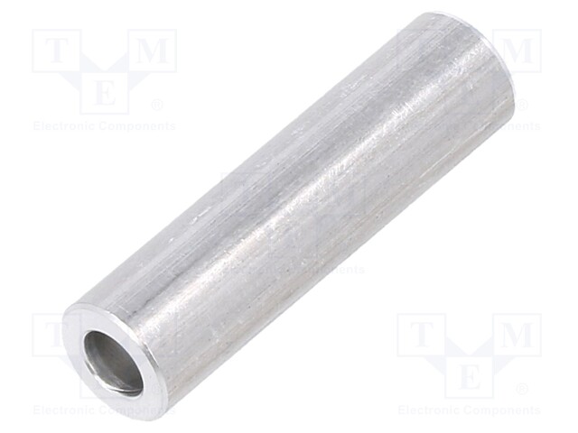 Spacer sleeve; 4.3mm; cylindrical; aluminium; Out.diam: 30mm