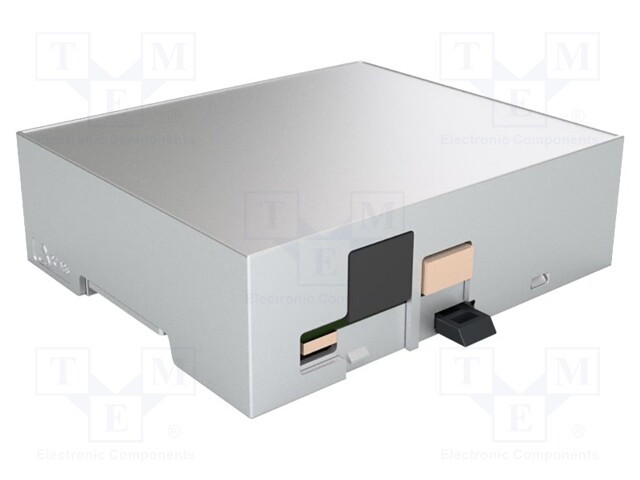 Enclosure: for computer; BEAGLEBONE GREEN; ABS + PC; grey; Y: 90mm