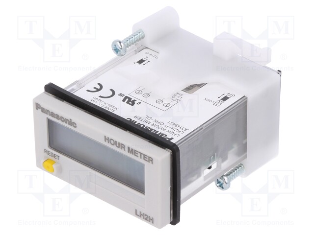 Counter: electronical; LCD; working time; Body dim: 24x48x59.4mm