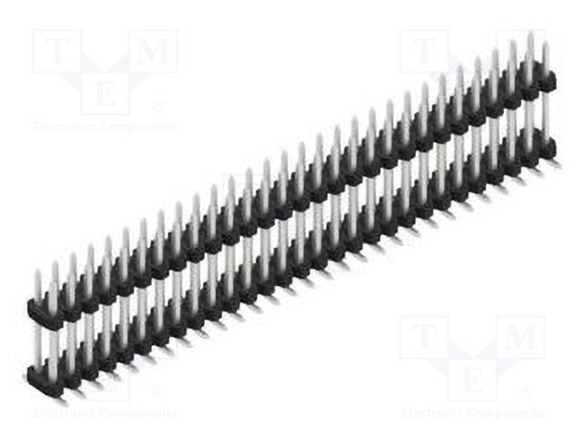 Connector: pin strips; pin header; male; PIN: 58; 2mm; SMT; 2x29