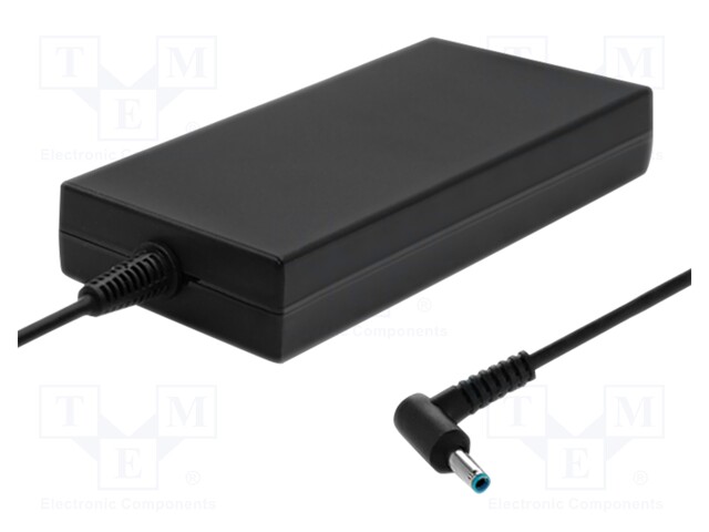 Power supply: switched-mode; 19.5VDC; 6.15A; 120W; for notebooks