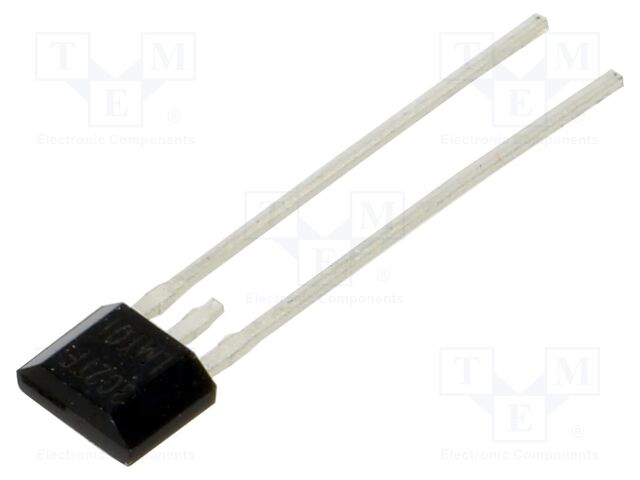 IC: temperature sensor; -50÷150°C; TO92; THT; Interface: analog