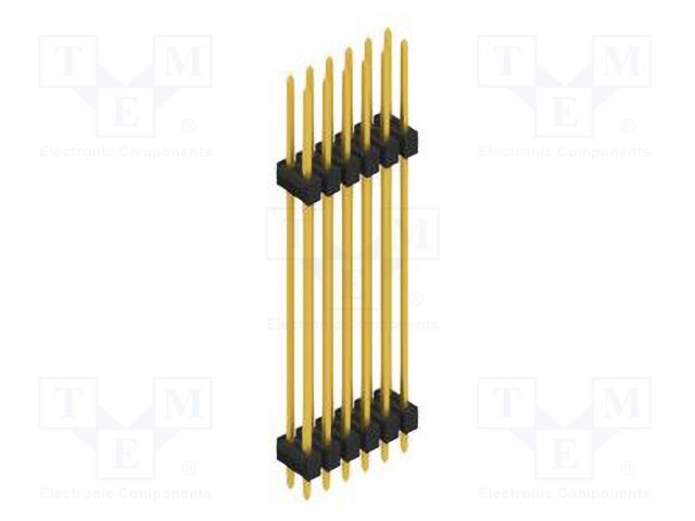 Connector: pin strips; pin header; male; PIN: 12; 2.54mm; THT; 2x6