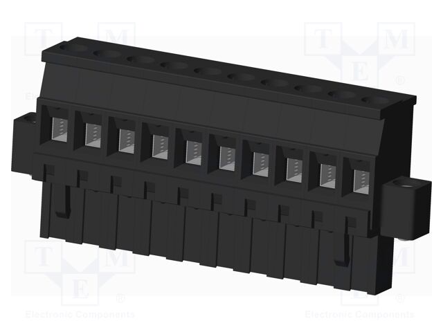 Connector: pluggable terminal block; plug; female; angled 90°