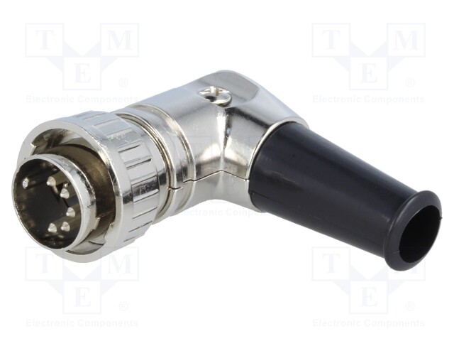 Plug; DIN; male; with strain relief; PIN: 5; Layout: 180°; for cable