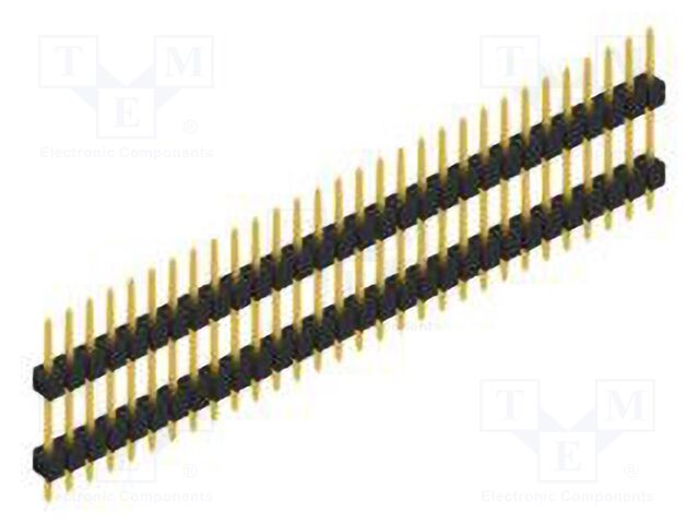 Connector: pin strips; pin header; male; PIN: 30; 2.54mm; THT; 1x30