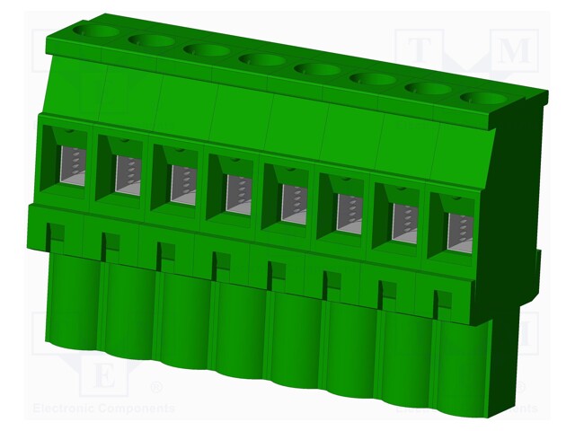 Connector: pluggable terminal block; plug; female; angled 90°
