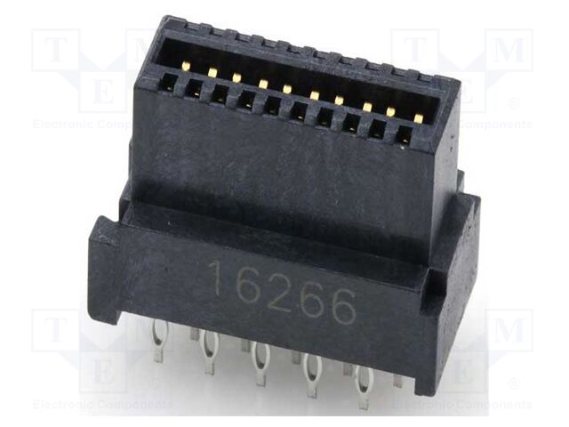 Connector: PCB to PCB; -40÷105°C; vertical; PIN: 20; THT; female