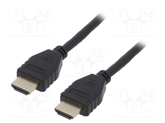 Cable; HDMI 2.0; HDMI plug,micro HDMI plug; 0.5m; black
