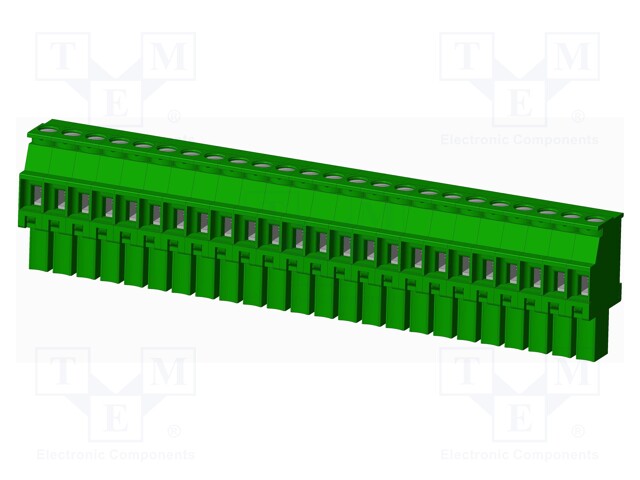 Connector: pluggable terminal block; plug; female; angled 90°