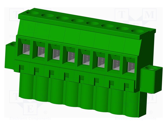 Connector: pluggable terminal block; plug; female; angled 90°