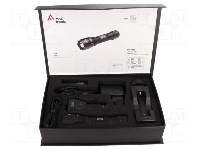 Torch: LED; 2h; 420lm; Series: BLACK EYE