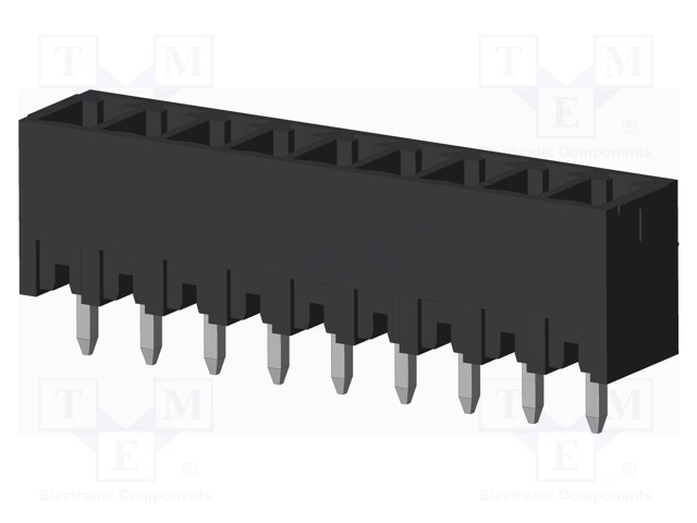 Connector: pluggable terminal block; socket; male; on PCBs