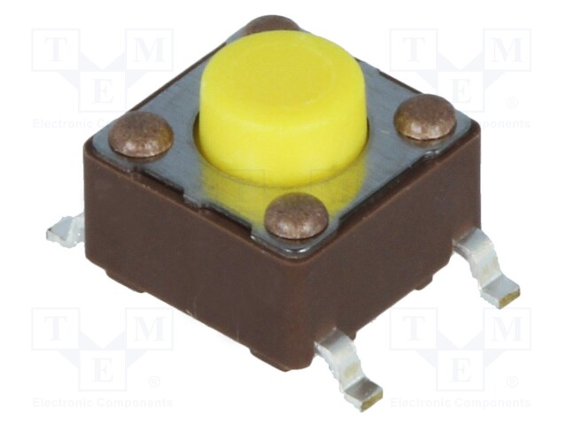 Microswitch TACT; SPST-NO; Pos: 2; 0.05A/12VDC; SMT; none; 5.2N