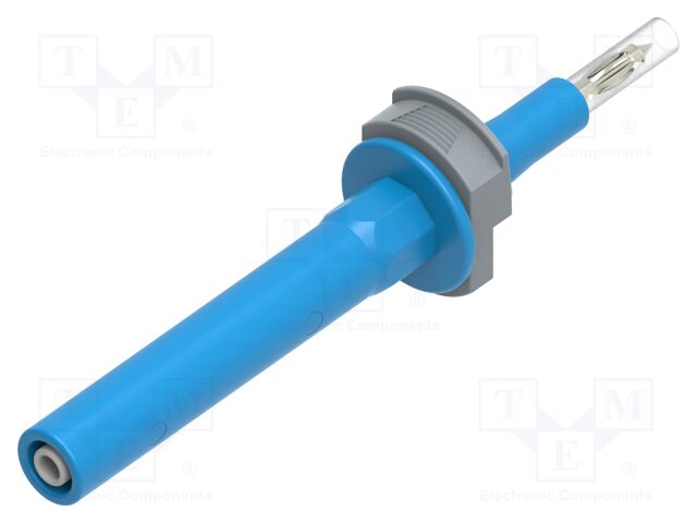 Test probe; 20A; blue; banana 4mm socket