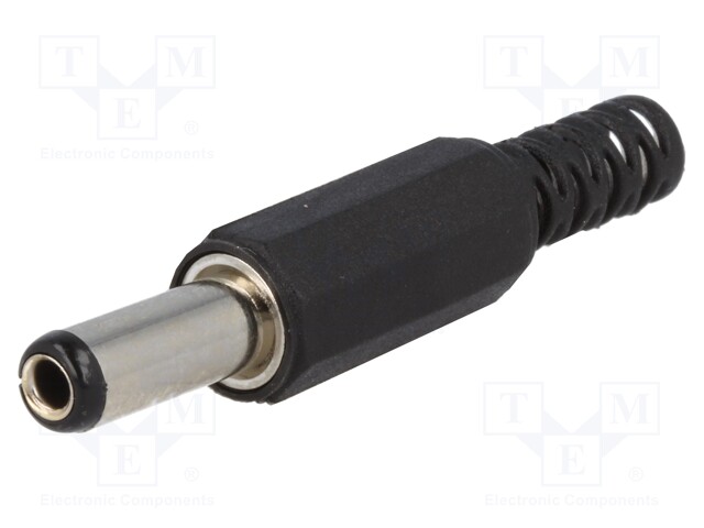 Plug; DC supply; female; 5,5/2,5mm; 5.5mm; 2.5mm; for cable; 14mm