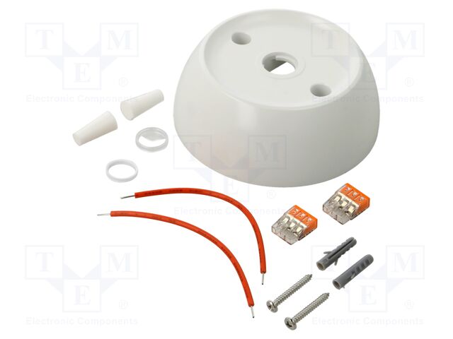 Mounting box; IP20; Colour: white