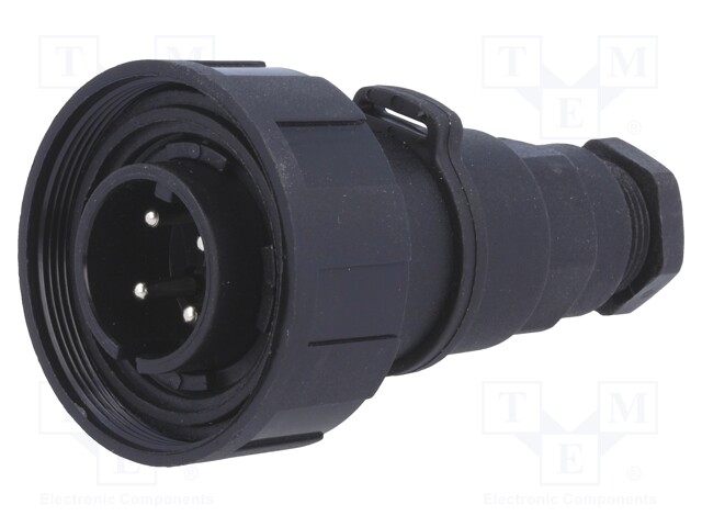 Connector: circular; plug; male; PIN: 4; Buccaneer Standard; IP68