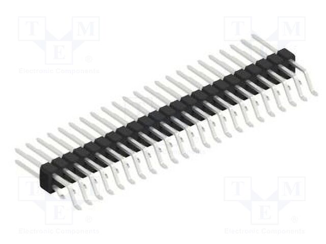 Connector: pin strips; pin header; male; PIN: 46; 2.54mm; SMT; 2x23