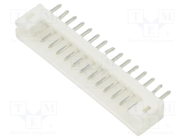 Socket; wire-board; male; PH; 2mm; PIN: 15; THT; 100V; 2A; -25÷85°C