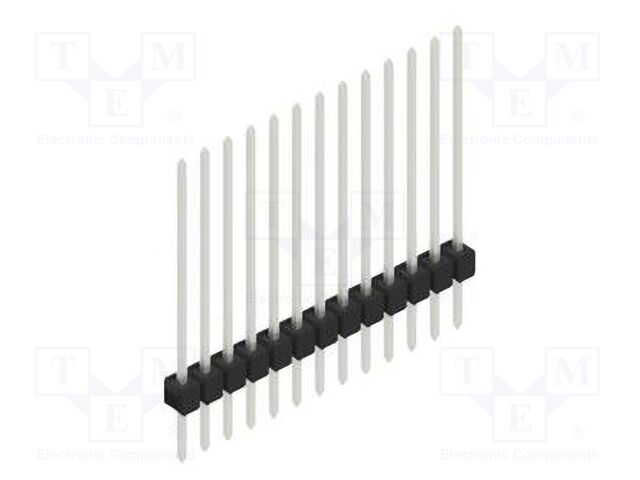 Connector: pin strips; pin header; male; PIN: 13; 2.54mm; THT; 1x13