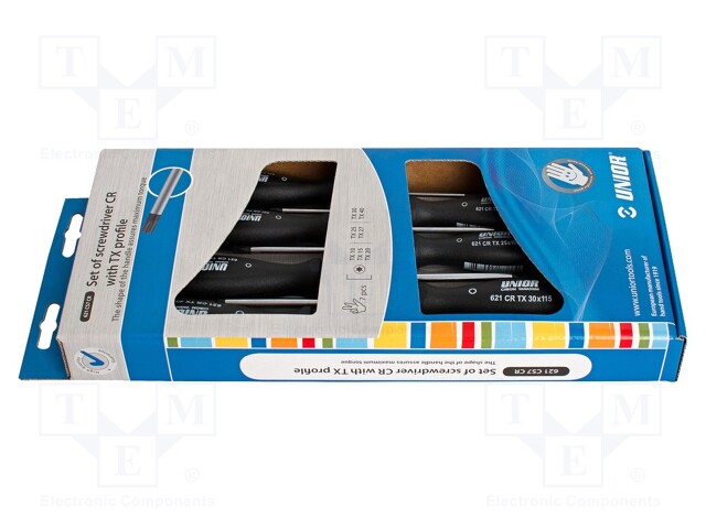 Kit: screwdrivers; Torx®; 7pcs.