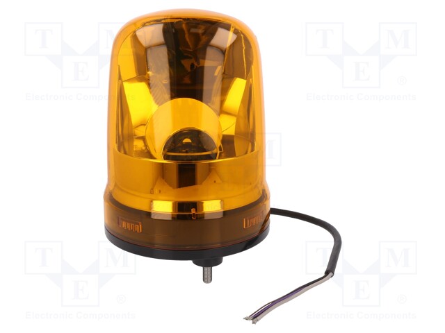 Signaller: lighting; rotating light; amber; SKP; 90÷250VAC; IP23