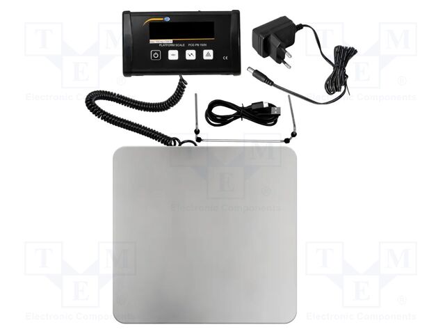 Meter: scale; LCD; Scale max.load: 150kg; Readout graduation: 50g