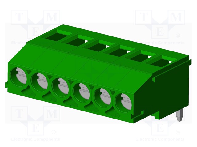 Connector: PCB terminal block; terminal; Plating: tinned; on PCBs
