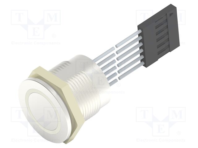 Switch: piezoelectric; Pos: 2; SPST; 1A/24VAC; 1A/24VDC; IP68; RGB